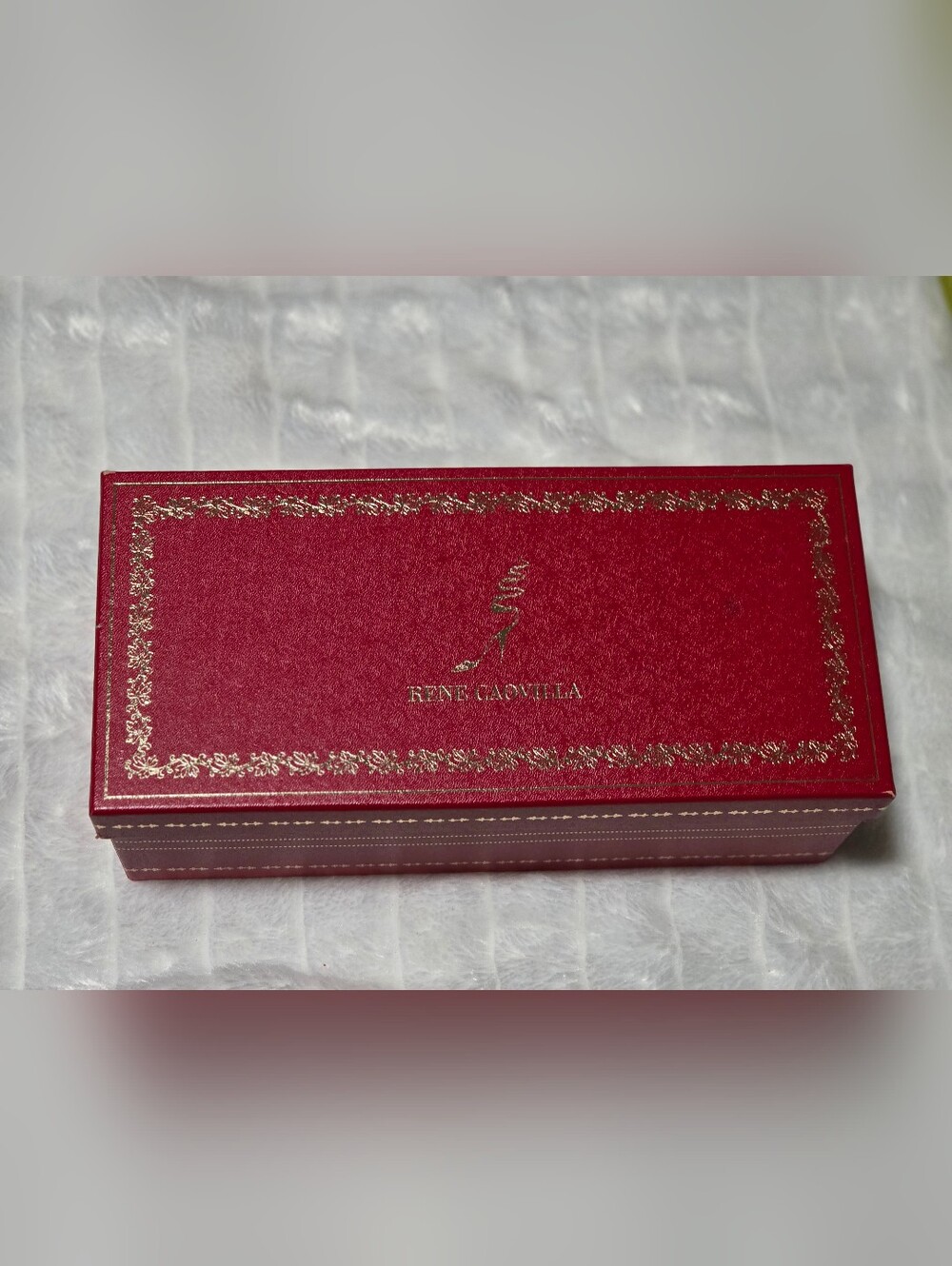 Rene Caovilla Empty Shoe Box-11.5"Wx5.3"Hx4.1"D